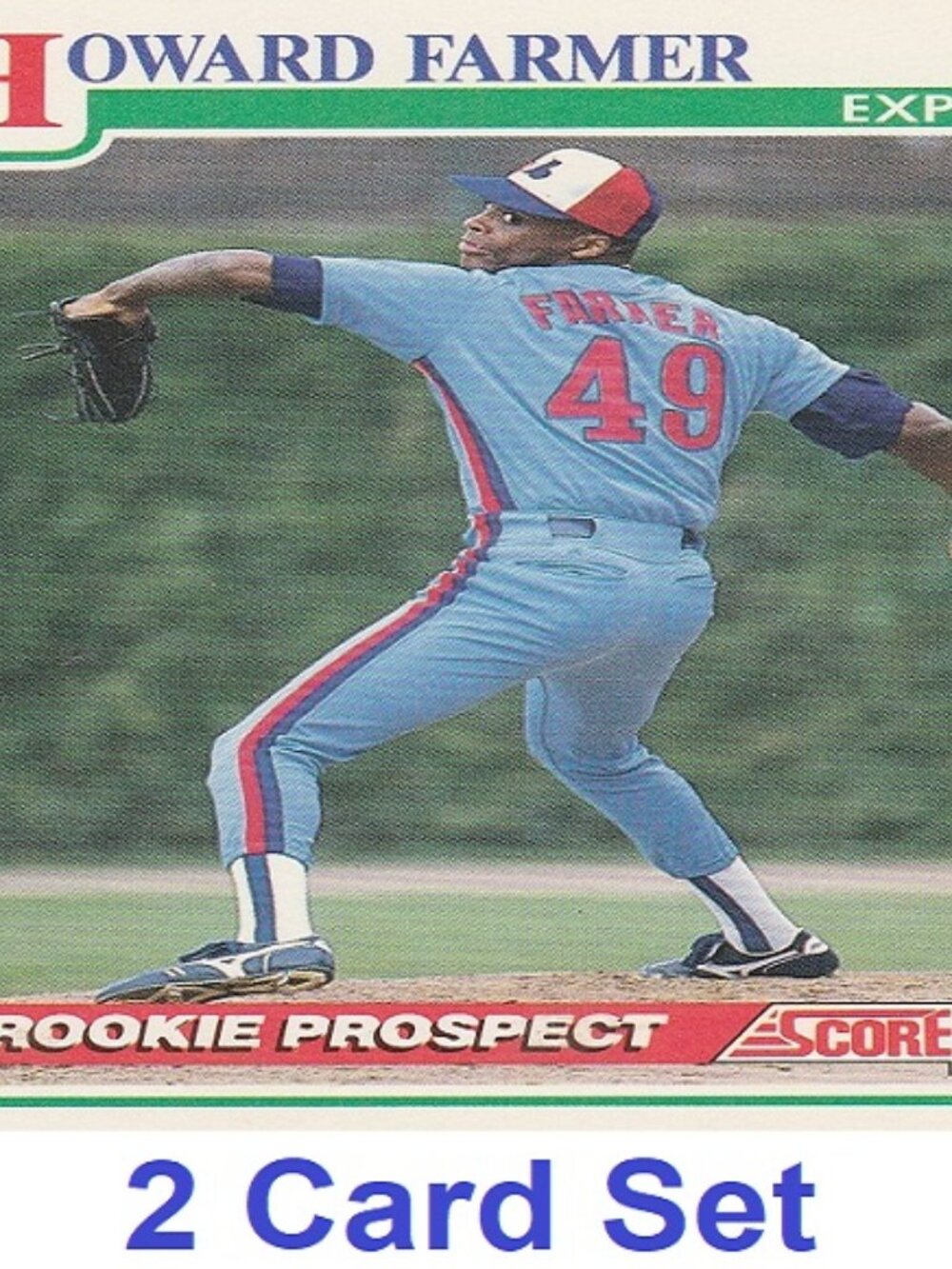 Howard Farmer Baseball Card Collection
